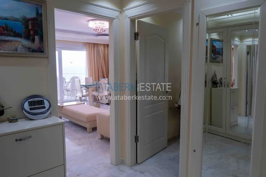 Purchase Furnished flat with a sea view on the sea coast in Mahmutlar 6 