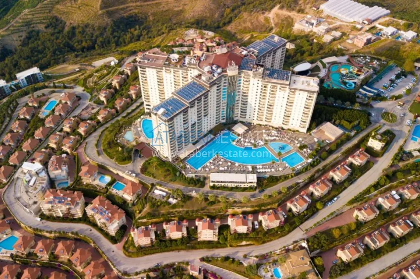 Furnished duplex flat in elite complex in Mahmutlar 4 