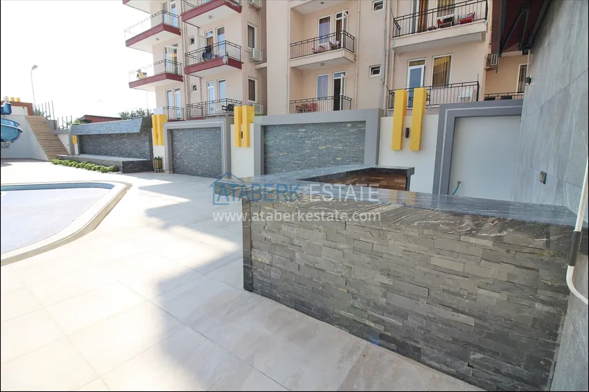 Flat with a sea view in a new complex on the coast  10 