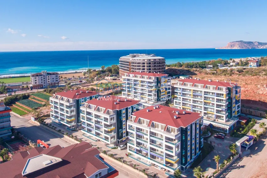 Flat in Kestel with a partial sea view in a comfortable complex  5 