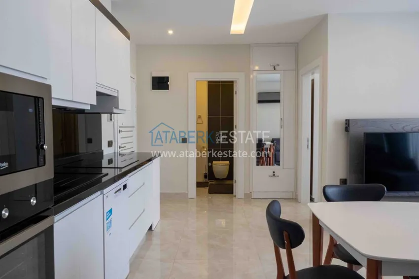 Purchase Furnished flat with mountain and sea views in Mahmutlar 6 