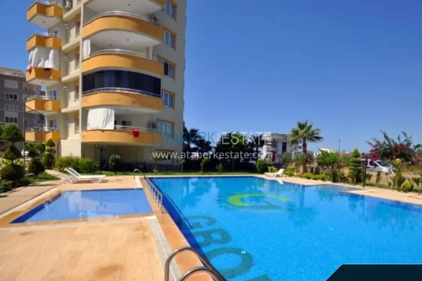 Furnished apartment with mountain and sea views in Mahmutlar 6 