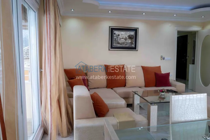 Purchase Furnished flat with a sea view on the sea coast in Mahmutlar 9 