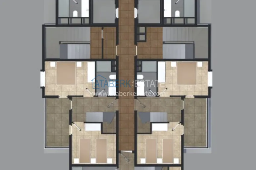 Purchase  Apartments in Avsallar in a newly built complex 9 