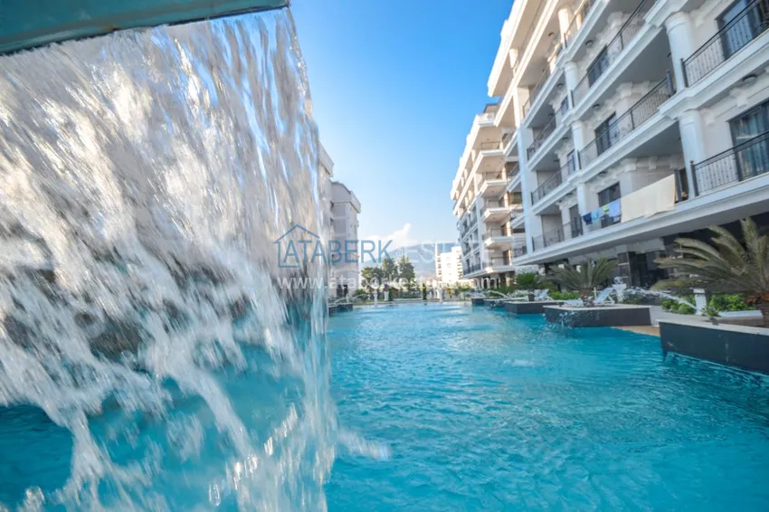 Furnished apartments in a new comfortable complex in Mahmutlar  8 