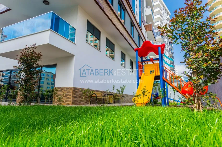 Furnished flat in a modern complex in Mahmutlar 8 