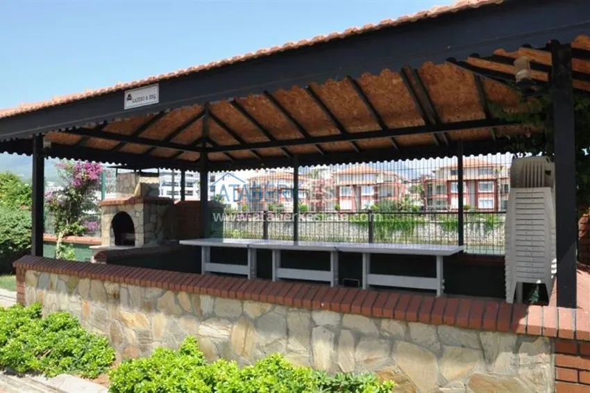 Furnished flat with a sea view on the coast line of Tosmur in the complex  10 