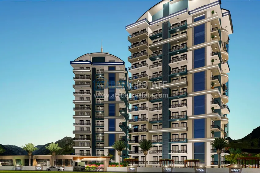 Apartments in the complex under construction from investor 1 