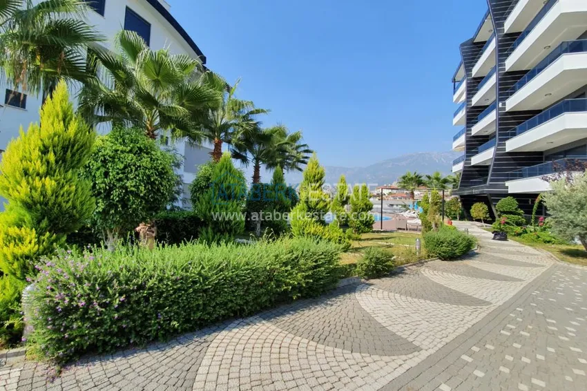 Apartment in Kargicak with furniture overlooking the sea in a premium complex 8 