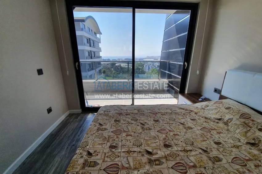 Purchase  Apartment in Kargicak with furniture overlooking the sea in a premium complex 6 