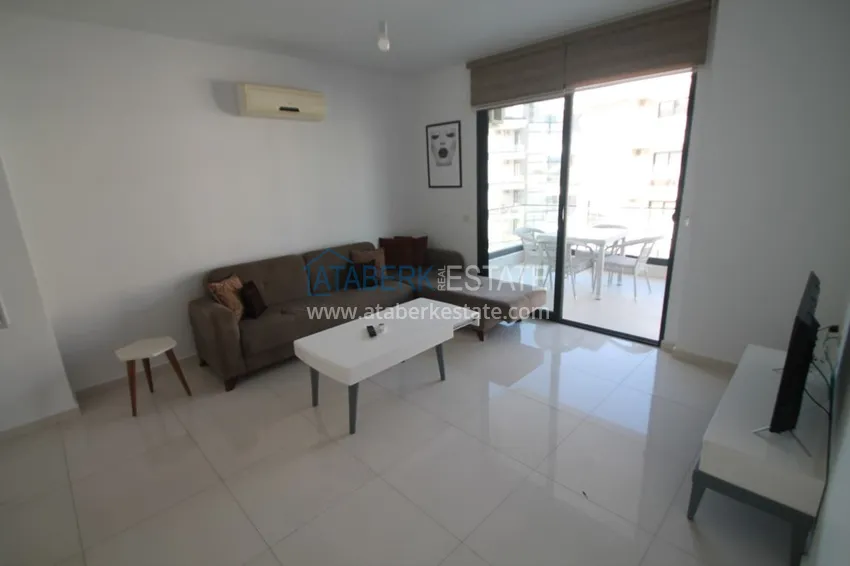 Purchase  Furnished flat in Kestel with a partial sea view in a comfortable complex  6 