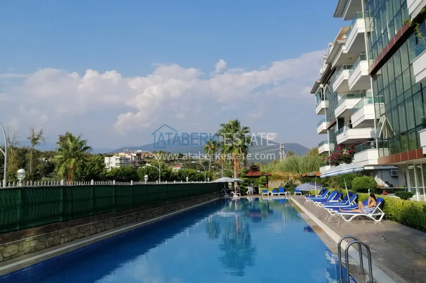 Two-tiered apartment in the residential complex on the banks of a river 8 