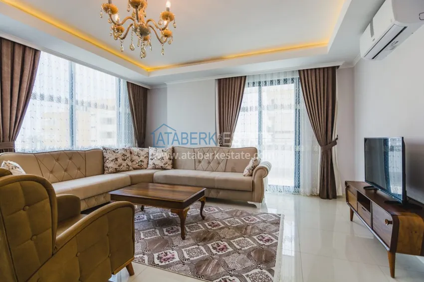 Purchase Furnished penthouse in elite complex in Mahmutlar 7 