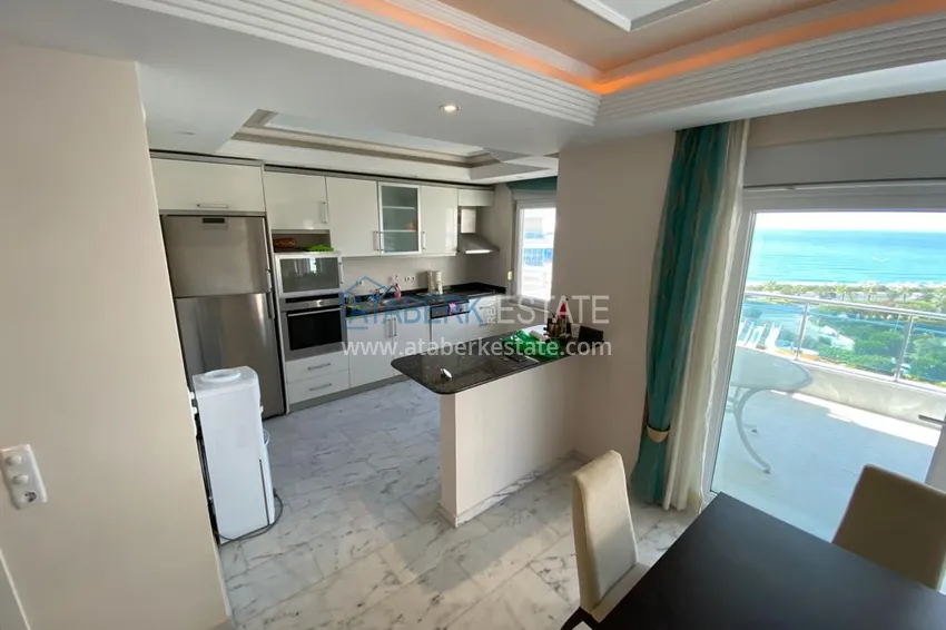 Purchase  Furnished flat with a sea view on the coast line of Tosmur in the complex  11 