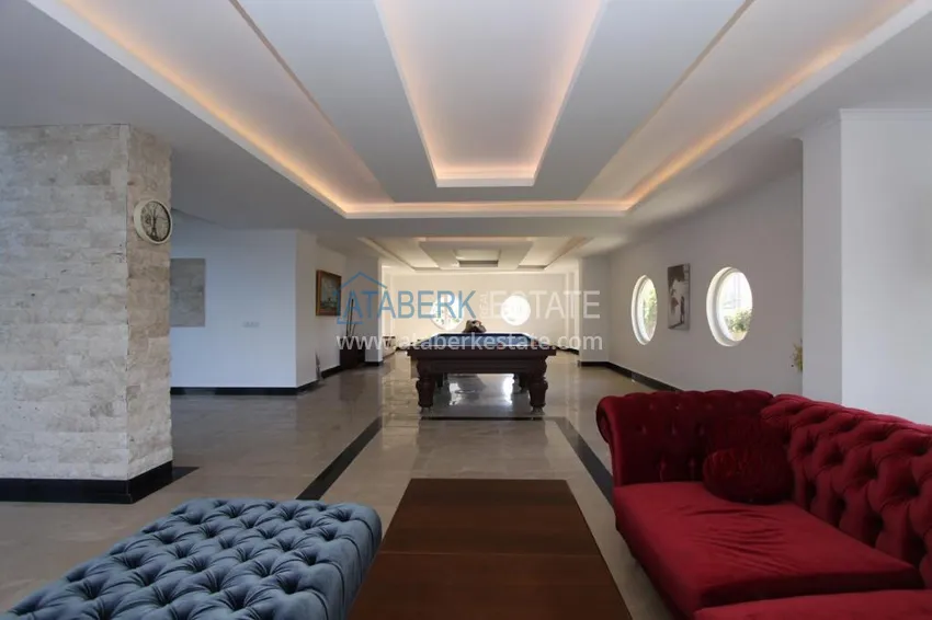 Furnished flat in Kestel in a modern complex by the sea 8 