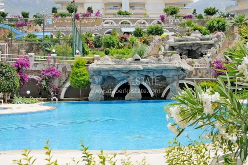 Furnished apartment with open views of the sea and mountains in Mahmutlar 10 