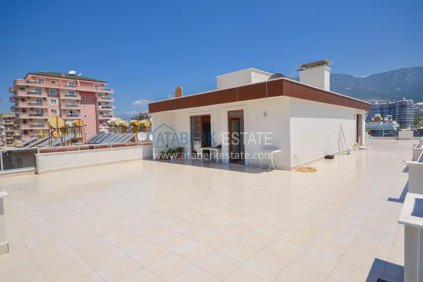 Brand new apartment with a separate kitchen and open sea view in Mahmutlar 9 