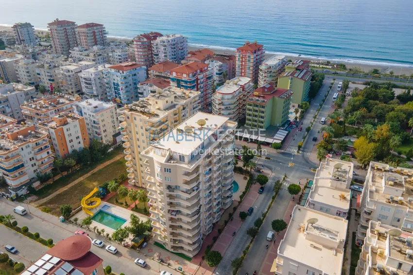 Furnished flat with sea views in Mahmutlar 8 