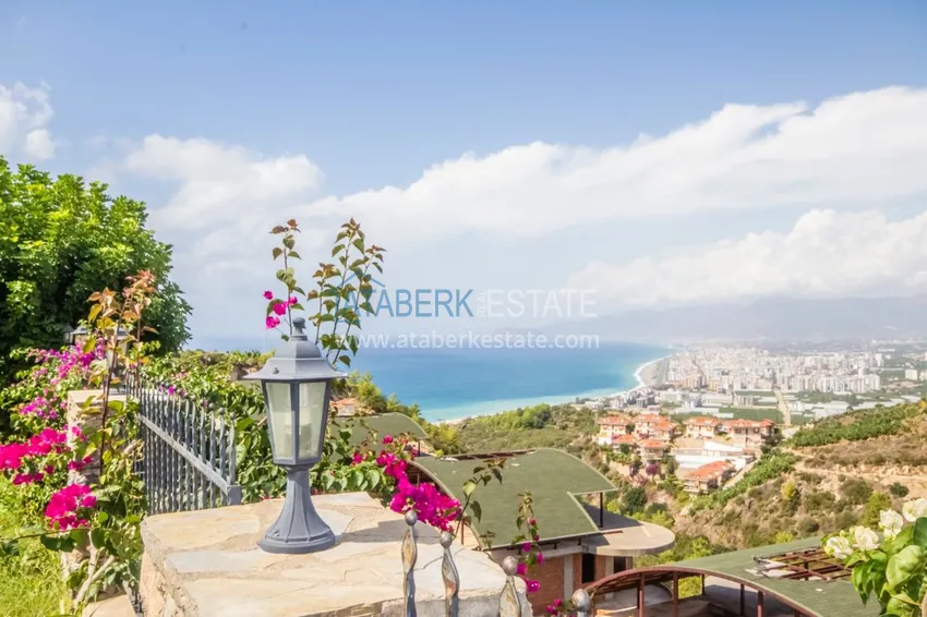 Villa in Kargicak with breathtaking views in a villa site 8 