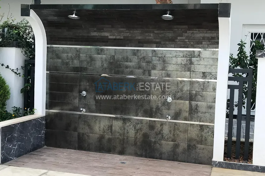 Furnished flat in a new complex with it's own beach in Alanya 8 