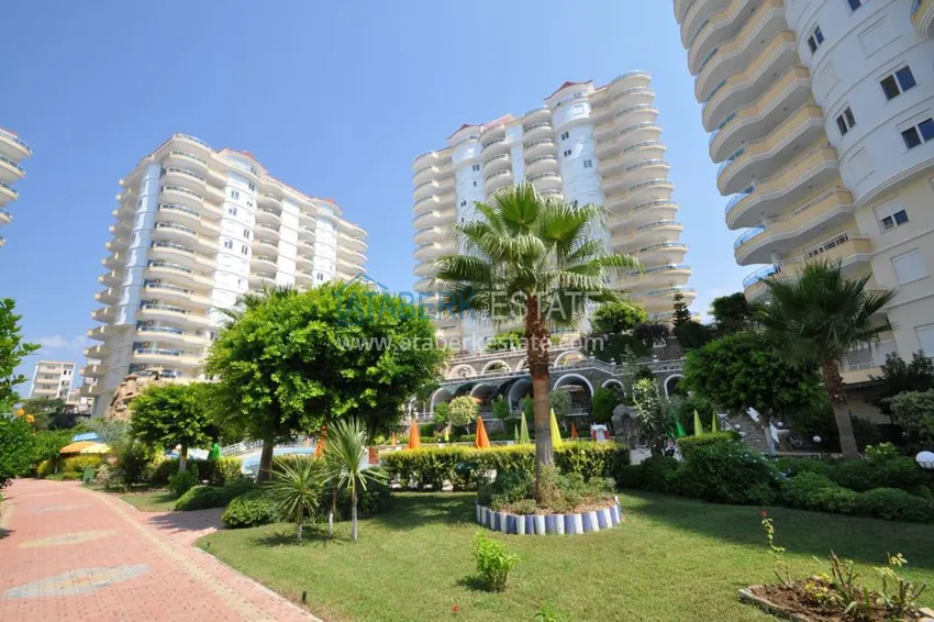 Furnished apartment with open views of the sea and mountains in Mahmutlar 11 