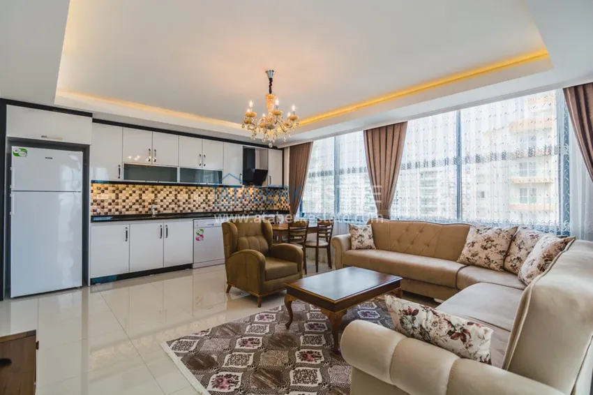 Purchase Furnished penthouse in elite complex in Mahmutlar 8 