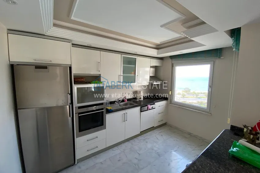 Purchase  Furnished flat with a sea view on the coast line of Tosmur in the complex  12 