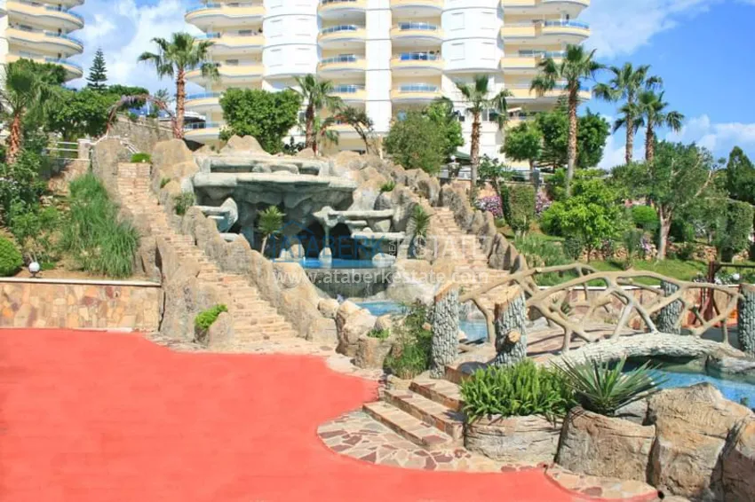 Furnished apartment with open views of the sea and mountains in Mahmutlar 12 