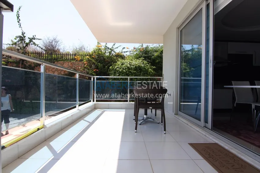 Purchase Furnished flat on two levels with a sea view in Kestel 9 