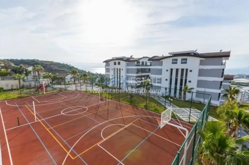 Apartment in Kargicak with furniture overlooking the sea in a premium complex 10 