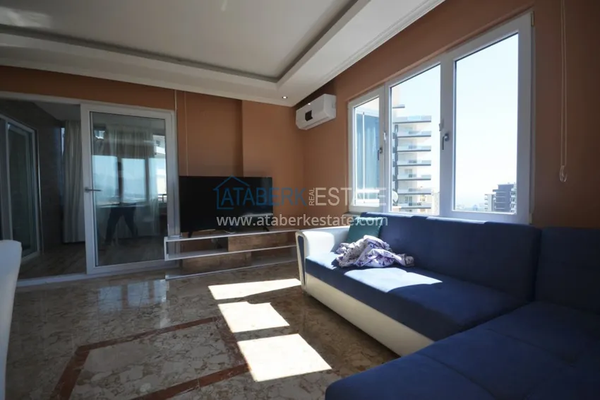 Purchase Furnished apartment with mountain and sea views in Mahmutlar 10 