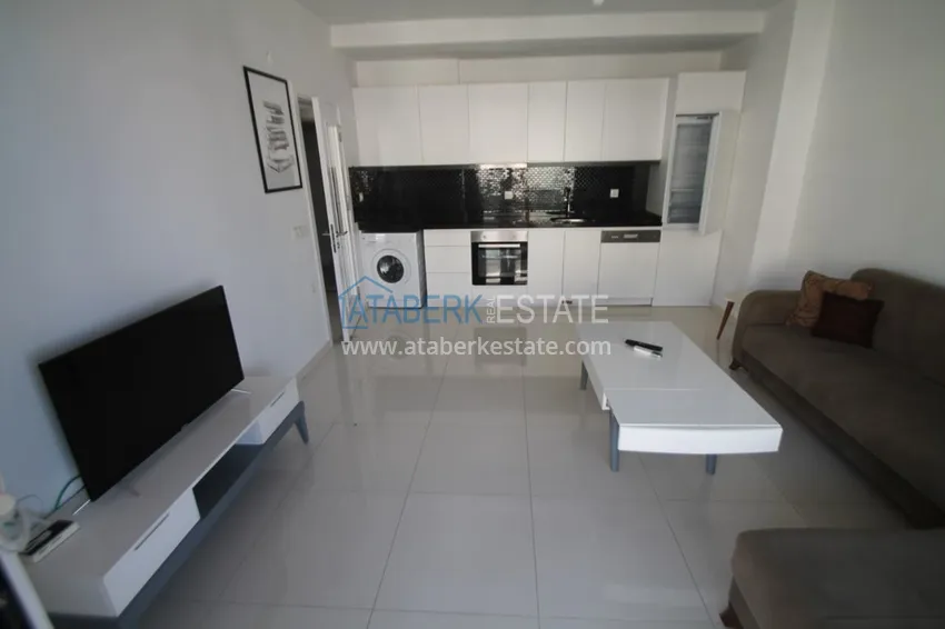 Purchase  Furnished flat in Kestel with a partial sea view in a comfortable complex  8 