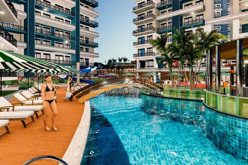 Apartments in the complex under construction from investor 6 