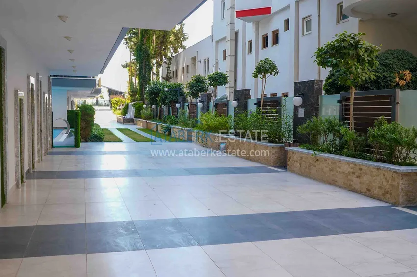 Flat in Mahmutlar with open sea views in the elite complex on the coast line  12 