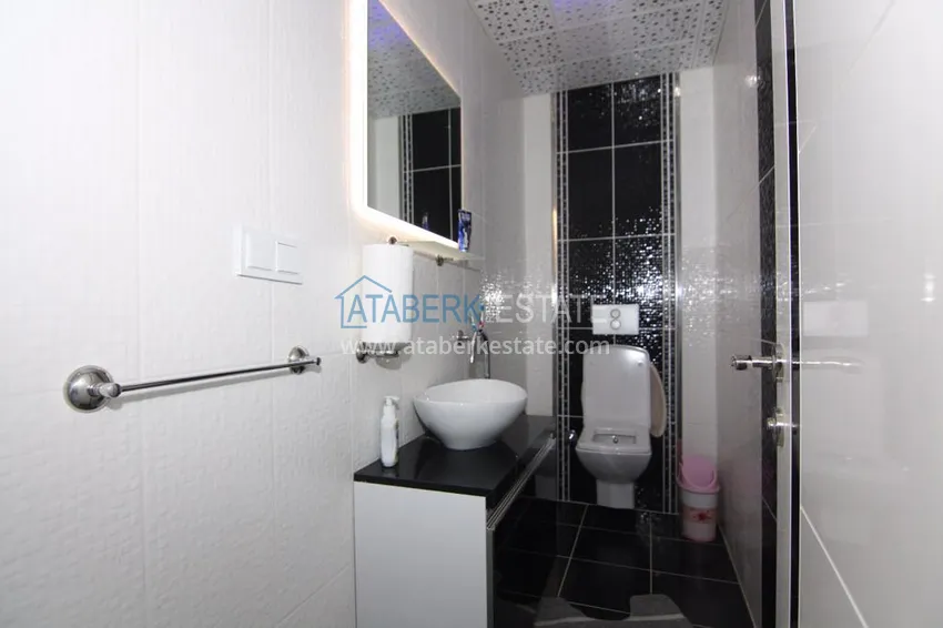 Purchase Furnished flat on two levels with a sea view in Kestel 10 