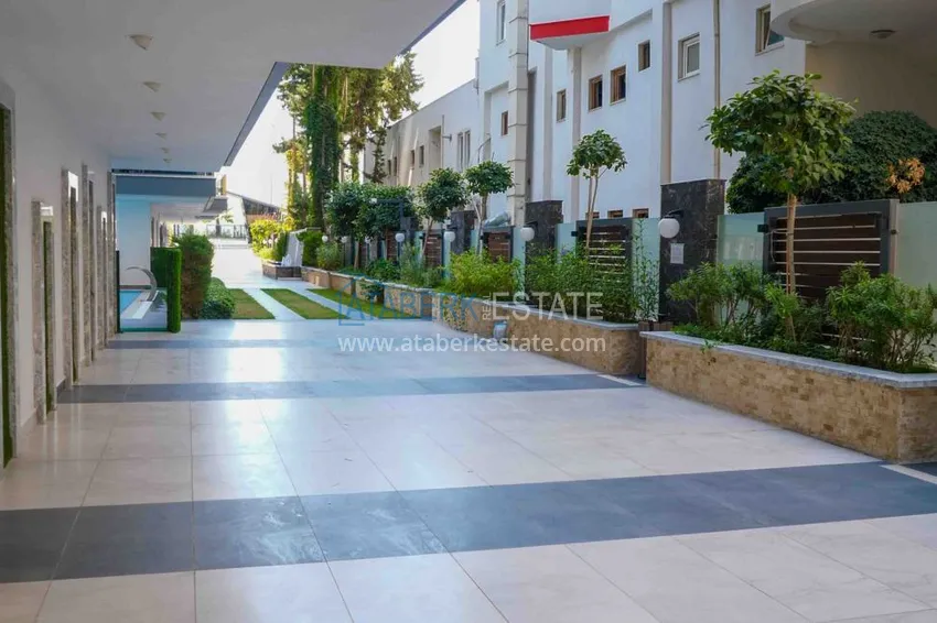 Furnished flat with mountain and sea views in Mahmutlar 9 