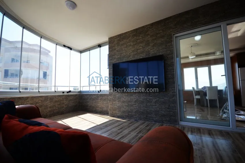 Purchase Furnished apartment with mountain and sea views in Mahmutlar 11 