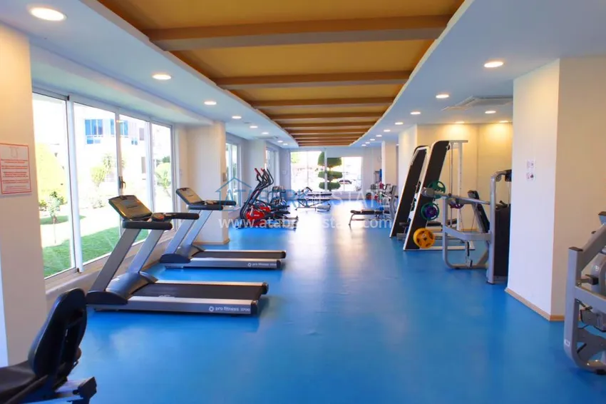 Furnished flat with a sea view on the coast line of Tosmur in the complex  13 