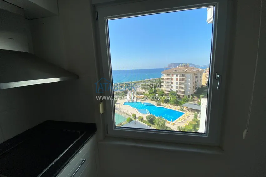 Purchase  Furnished flat with a sea view on the coast line of Tosmur in the complex  13 