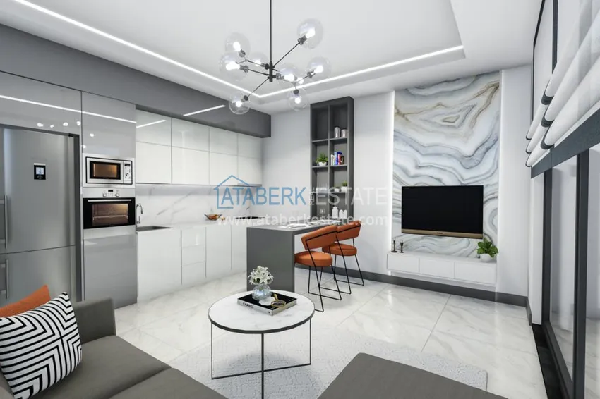 Purchase  Penthouses and apartments in Mahmutlar. New project of a boutique complex 5 