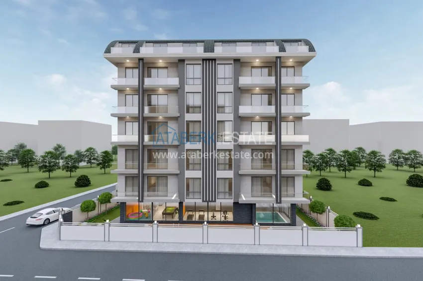 Penthouses and apartments in Mahmutlar. New project of a boutique complex 1 