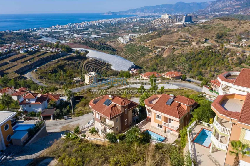 Three storey villa in Kargicak with a swimming pool and panoramic views 5 