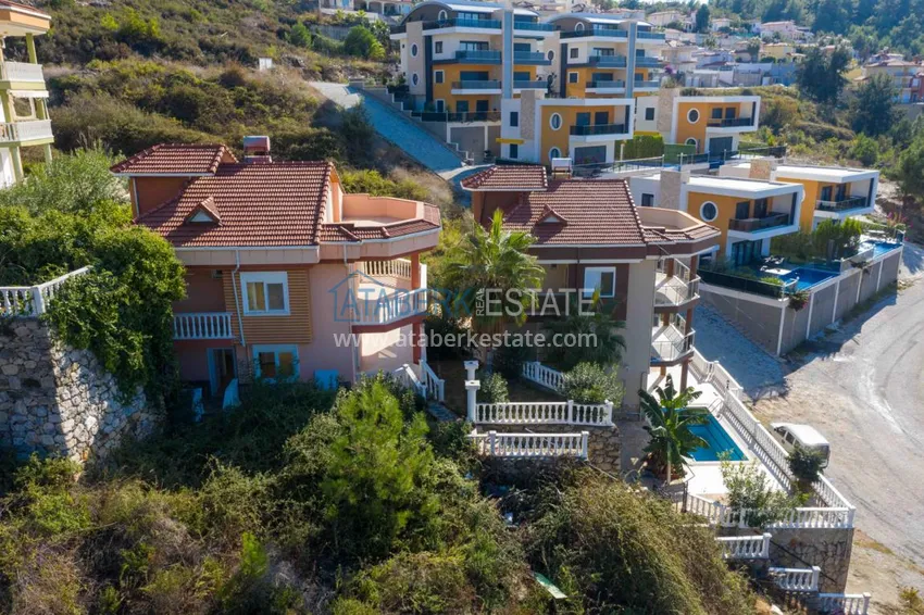 Three storey villa in Kargicak with a swimming pool and panoramic views 13 