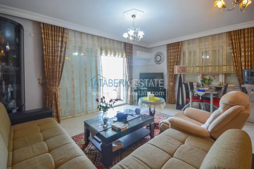 Purchase  Furnished apartment with a glazed balcony in the centre of Mahmutlar  3 