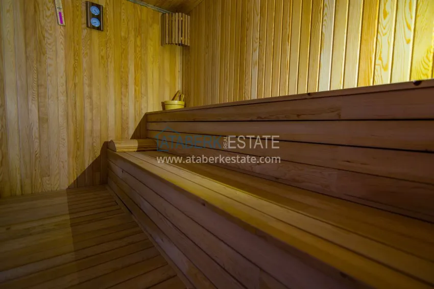 Furnished penthouse in elite complex in Mahmutlar 24 