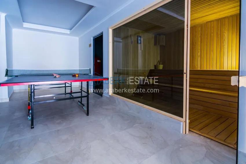 Furnished penthouse in elite complex in Mahmutlar 25 