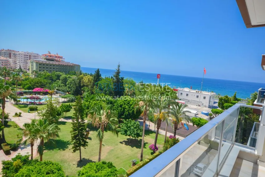 Brand new apartment with a separate kitchen and open sea view in Mahmutlar 1 