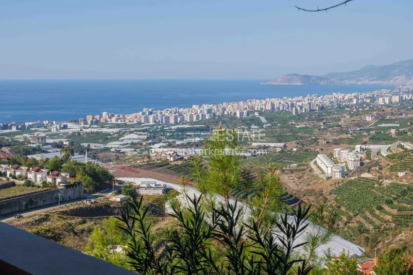 Purchase  Three storey villa in Kargicak with a swimming pool and panoramic views 24 