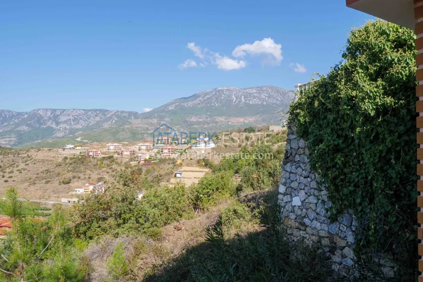 Purchase  Three storey villa in Kargicak with a swimming pool and panoramic views 36 