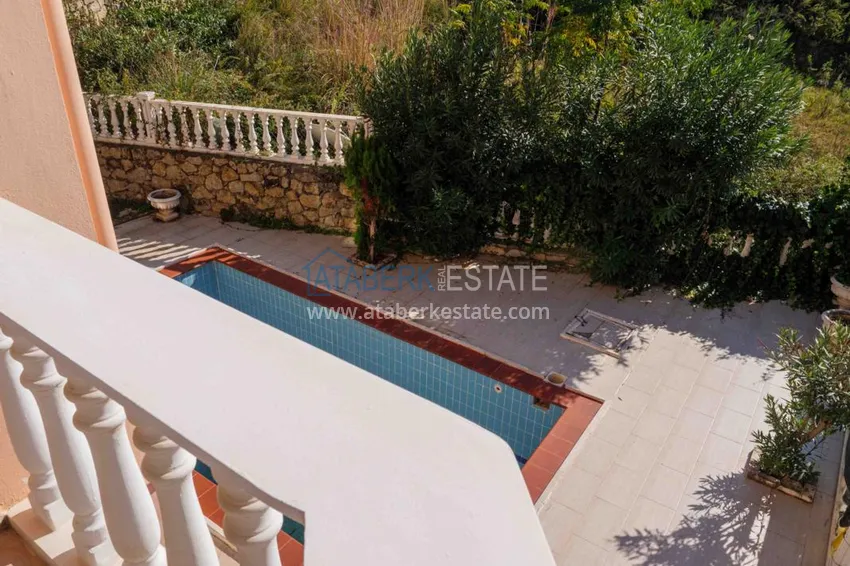 Purchase  Three storey villa in Kargicak with a swimming pool and panoramic views 37 